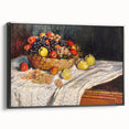 Apples and Grapes - Vibrant Still Life by Claude Monet