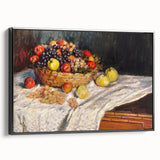 Apples and Grapes - Vibrant Still Life by Claude Monet