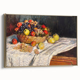 Apples and Grapes - Vibrant Still Life by Claude Monet