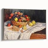 Apples and Grapes - Vibrant Still Life by Claude Monet