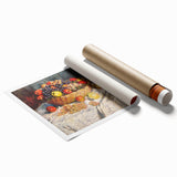 Apples and Grapes - Vibrant Still Life by Claude Monet