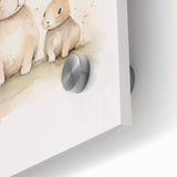 Mother & Baby Bunny Nursery Wall Art – Baby Room Decor Prints