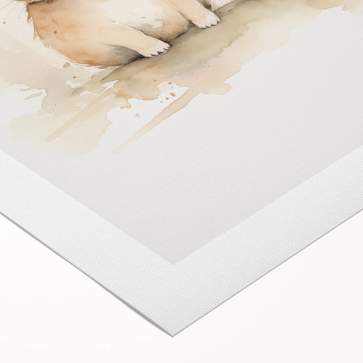 Mother & Baby Bunny Nursery Wall Art – Baby Room Decor Prints