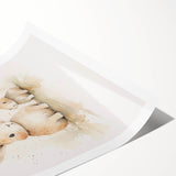 Mother & Baby Bunny Nursery Wall Art – Baby Room Decor Prints