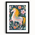 Whimsical Horse Kids Room Wall Art – Stretched Canvas for Kids