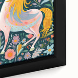 Whimsical Horse Kids Room Wall Art – Stretched Canvas for Kids