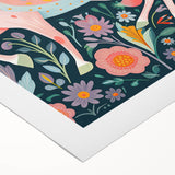 Whimsical Horse Kids Room Wall Art – Stretched Canvas for Kids