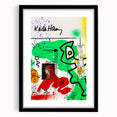 Vibrant Pop Art Wall Art - Green, Red, and Yellow Canvas Print