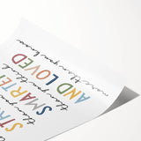 Braver Stronger Smarter Typography Art – Motivational Wall Decor