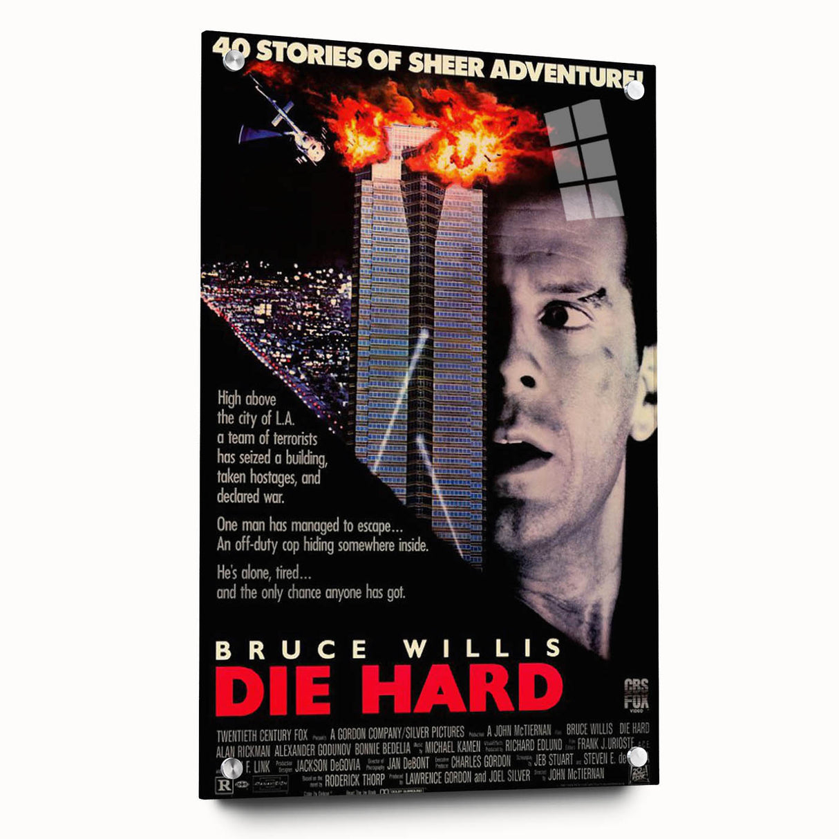 Retro Wall Art - Die Hard Vintage Action Movie Poster