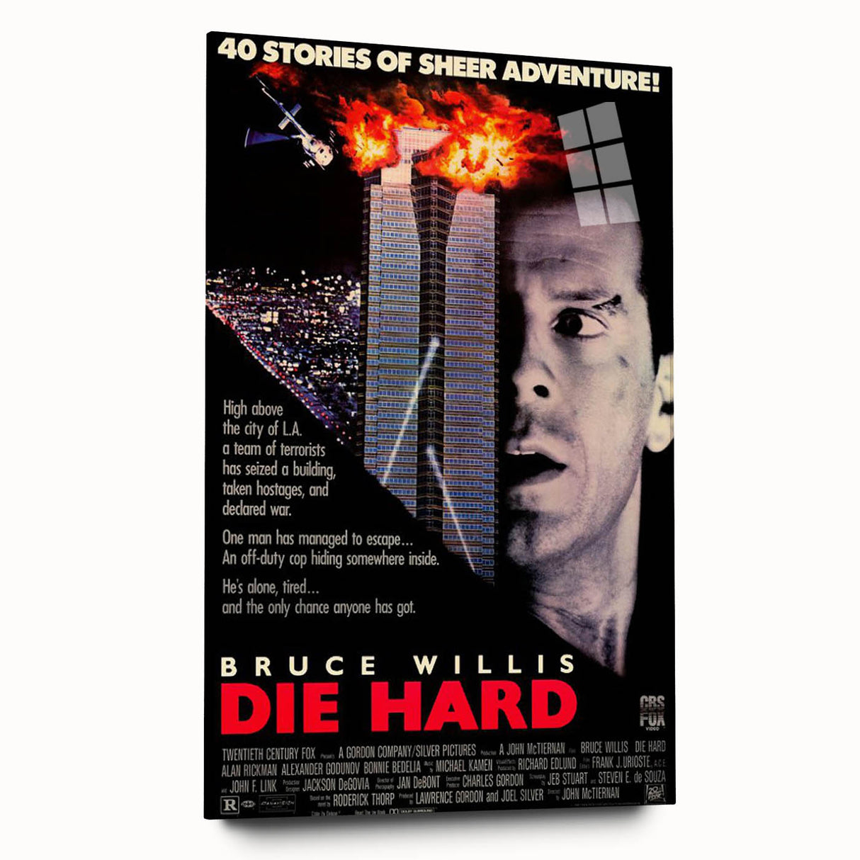 Retro Wall Art - Die Hard Vintage Action Movie Poster
