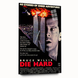 Retro Wall Art - Die Hard Vintage Action Movie Poster