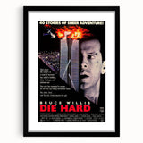 Retro Wall Art - Die Hard Vintage Action Movie Poster