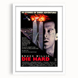 Retro Wall Art - Die Hard Vintage Action Movie Poster