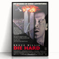 Retro Wall Art - Die Hard Vintage Action Movie Poster