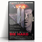 Retro Wall Art - Die Hard Vintage Action Movie Poster