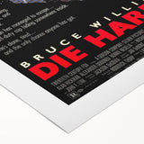 Retro Wall Art - Die Hard Vintage Action Movie Poster
