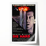 Retro Wall Art - Die Hard Vintage Action Movie Poster