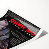 Retro Wall Art - Die Hard Vintage Action Movie Poster