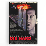 Retro Wall Art - Die Hard Vintage Action Movie Poster