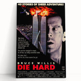 Retro Wall Art - Die Hard Vintage Action Movie Poster