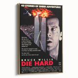 Retro Wall Art - Die Hard Vintage Action Movie Poster