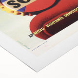 Cinzano Soda Retro Advertisement Vintage Poster Art - Mid-Century Print