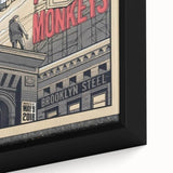 Arctic Monkeys Brooklyn Steel Poster – Retro Concert Wall Art