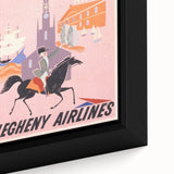 Boston Retro Travel Poster | Vintage City & Sailing Art