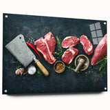 Steakhouse Butcher Art – Premium Kitchen Canvas & Wall Print
