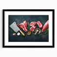 Steakhouse Butcher Art – Premium Kitchen Canvas & Wall Print