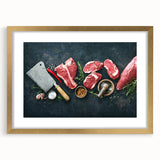 Steakhouse Butcher Art – Premium Kitchen Canvas & Wall Print