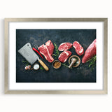 Steakhouse Butcher Art – Premium Kitchen Canvas & Wall Print