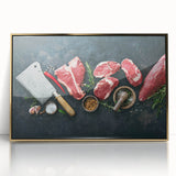 Steakhouse Butcher Art – Premium Kitchen Canvas & Wall Print