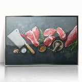 Steakhouse Butcher Art – Premium Kitchen Canvas & Wall Print
