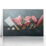 Steakhouse Butcher Art – Premium Kitchen Canvas & Wall Print