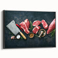 Steakhouse Butcher Art – Premium Kitchen Canvas & Wall Print