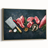 Steakhouse Butcher Art – Premium Kitchen Canvas & Wall Print