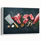 Steakhouse Butcher Art – Premium Kitchen Canvas & Wall Print