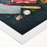 Steakhouse Butcher Art – Premium Kitchen Canvas & Wall Print