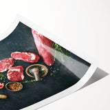 Steakhouse Butcher Art – Premium Kitchen Canvas & Wall Print