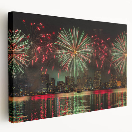 Large canvas print of Perth, Australia skyline in muted blue and gray tones, ideal for kitchen wall art.
