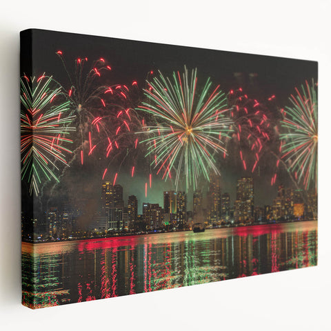 Large canvas print of Perth, Australia skyline in muted blue and gray tones, ideal for kitchen wall art.
