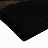 Black and white landscape art painting of a Caribbean scenery on stretched canvas, suitable for bedroom wall decor.