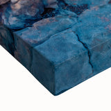 Large black and white landscape art painting of Albanian scenery on stretched canvas, ideal for bedroom wall decor.