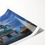 Extra large rolled print featuring line art flowers in muted tones, ideal for large living room wall art.