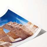 Extra large wall art featuring line art flowers in muted tones on rolled print, suitable for large living room decor.