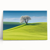 Black and white photograph of a European cityscape on stretched canvas, ideal for kitchen wall art.