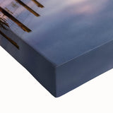 Large art on canvas depicting a black and white landscape of Cumbria, England, ideal for bedroom wall decor.