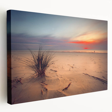 Large canvas print of a European cityscape in muted earth tones, suitable for kitchen wall art.